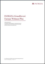 Patrizia GrundInvest Europa Wohnen Plus - Unterlagen kostenlos und unverbindlich anfordern