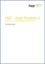 HEP Solar Portfolio 2 - Unterlagen kostenlos und unverbindlich anfordern